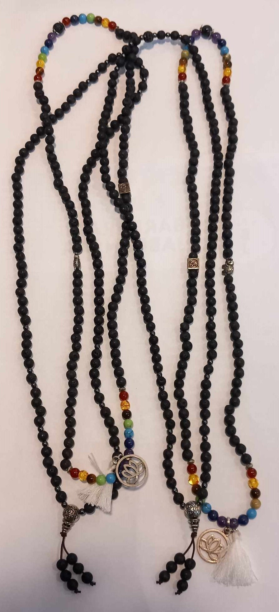 Long lava necklaces