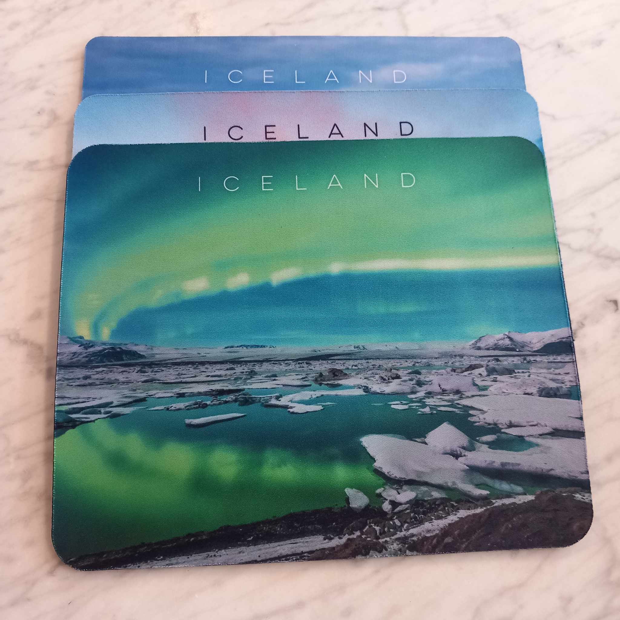 Mousepads with wonderfull icelandic ladnscapes