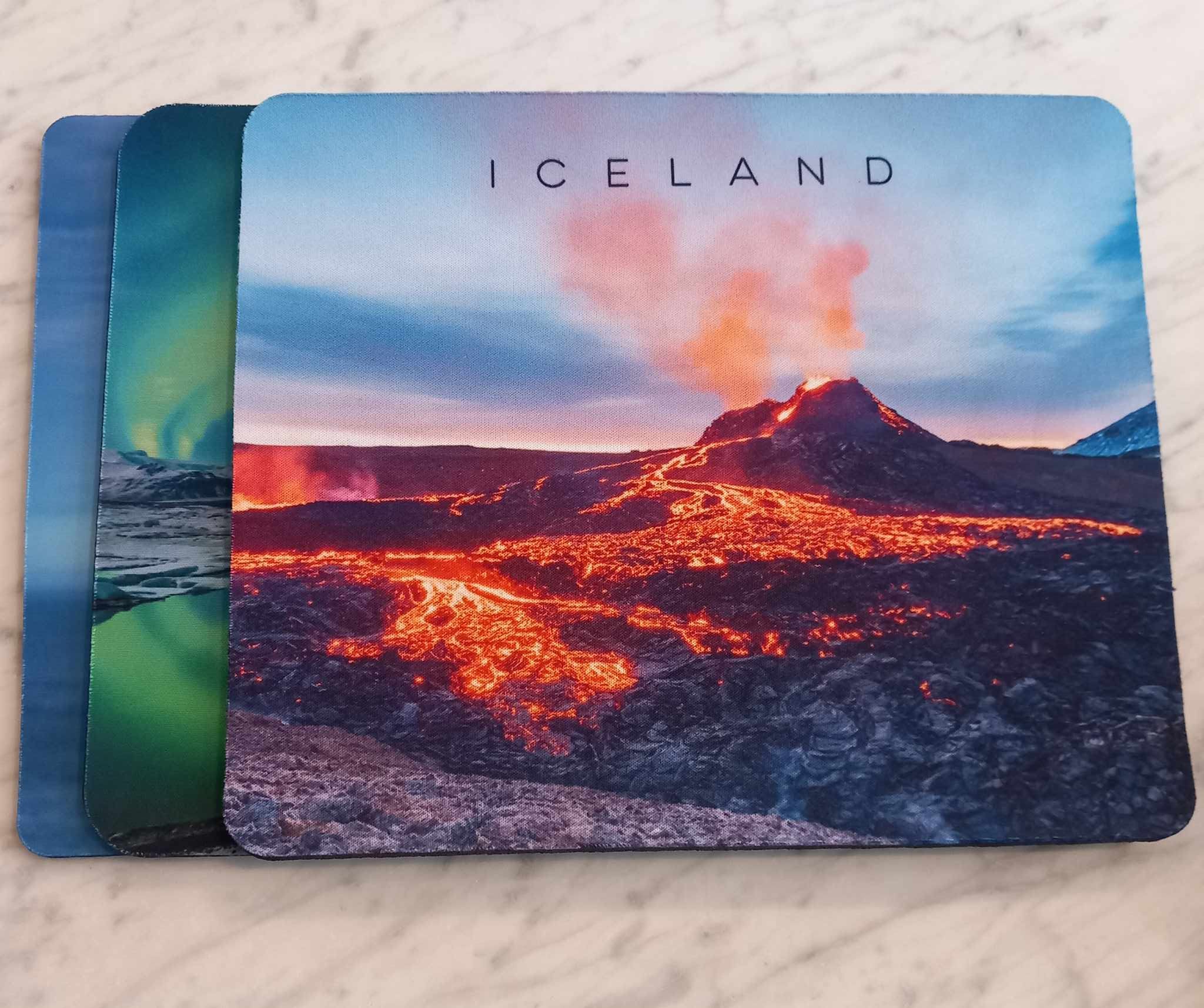 Mousepads with wonderfull icelandic ladnscapes