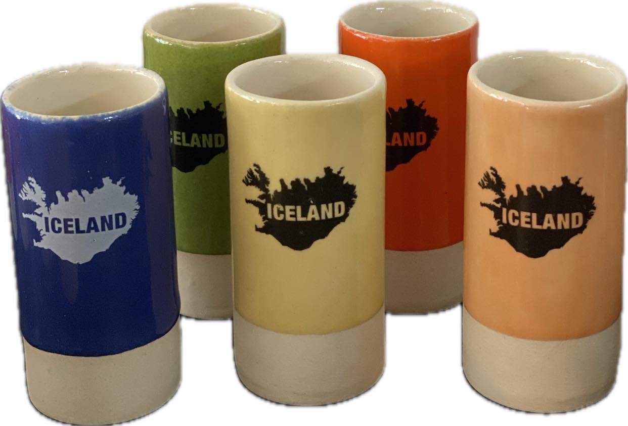 Shot ceramic glass