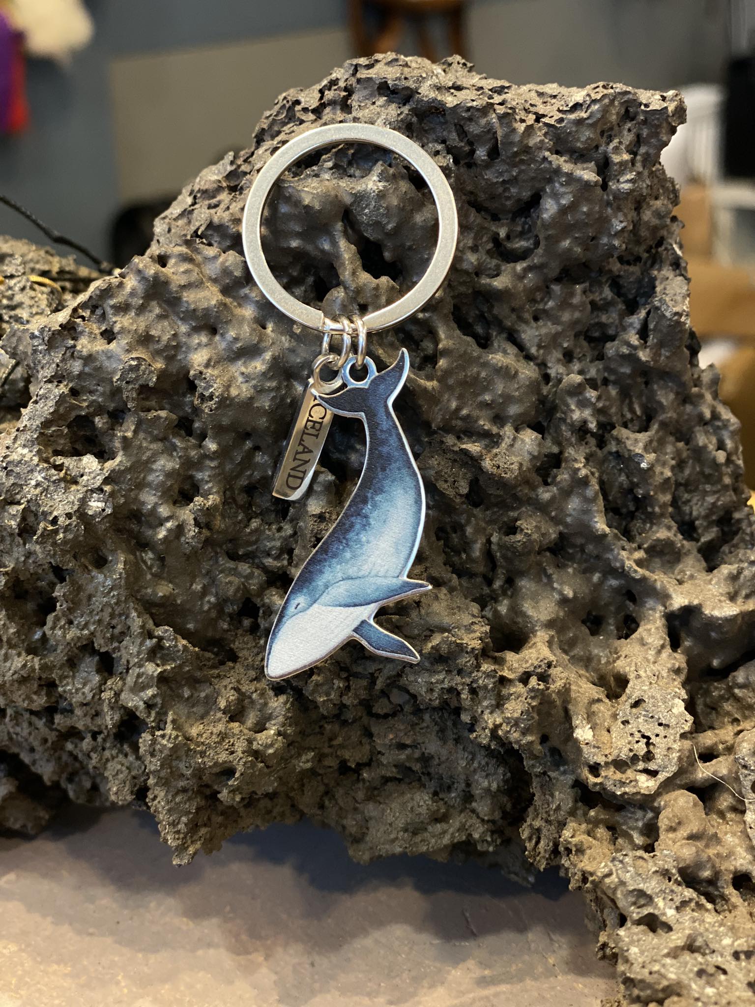 Whale keychain