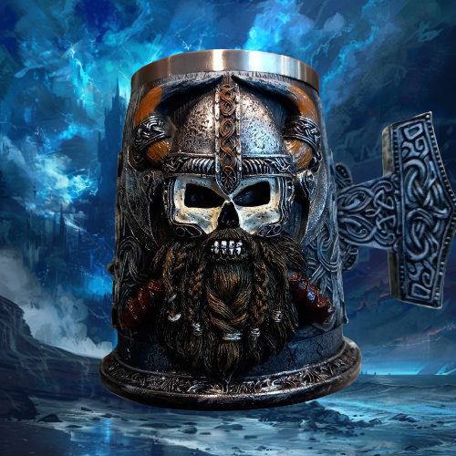 Ragnarok skull mug