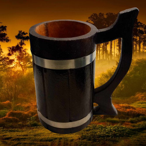 Wooden mugs