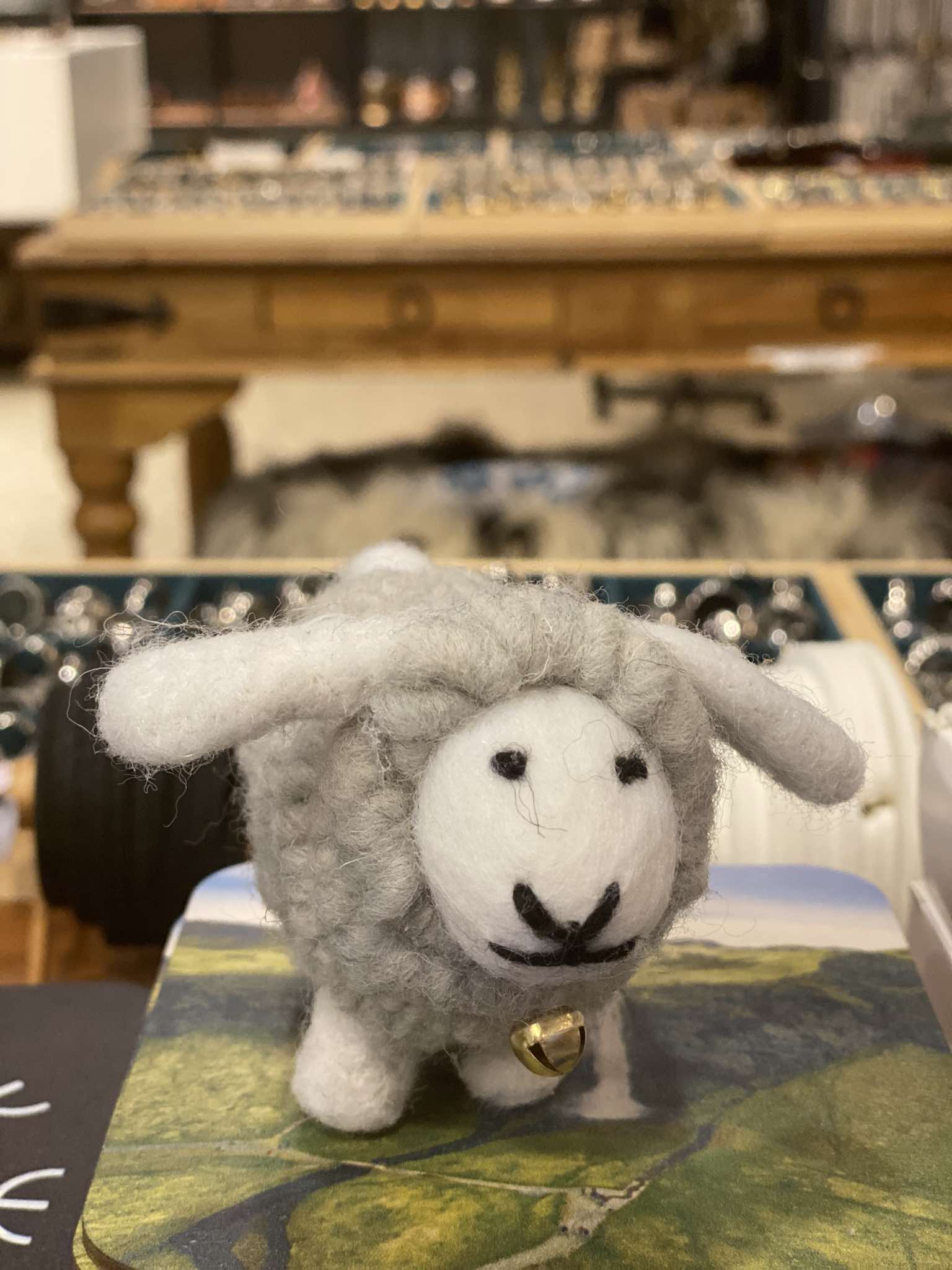 Handmade Woolen Sheep Decor