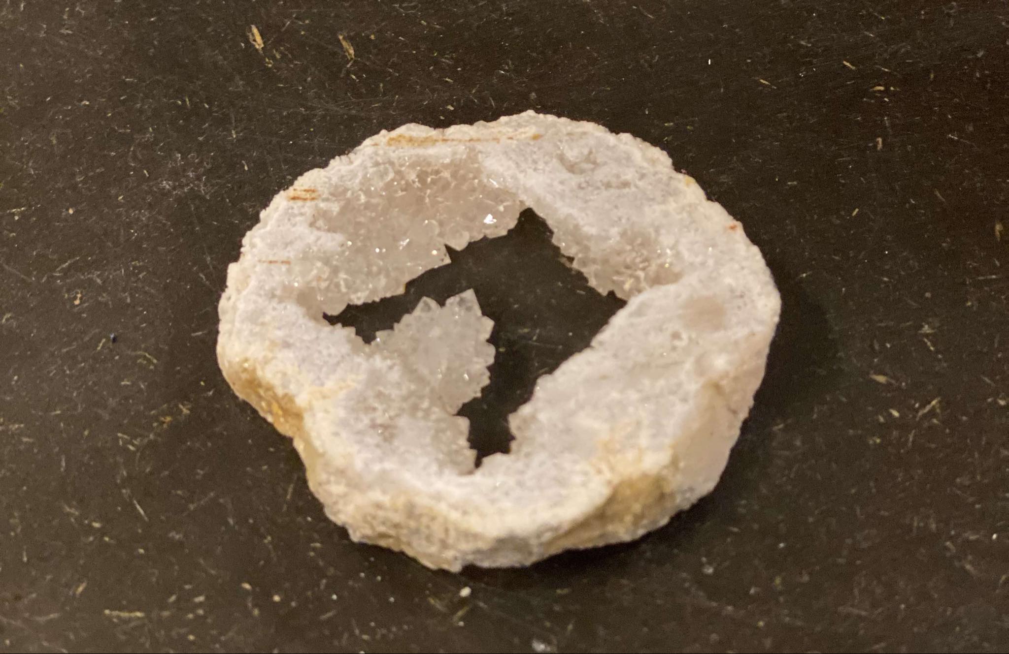 White Agate Geode