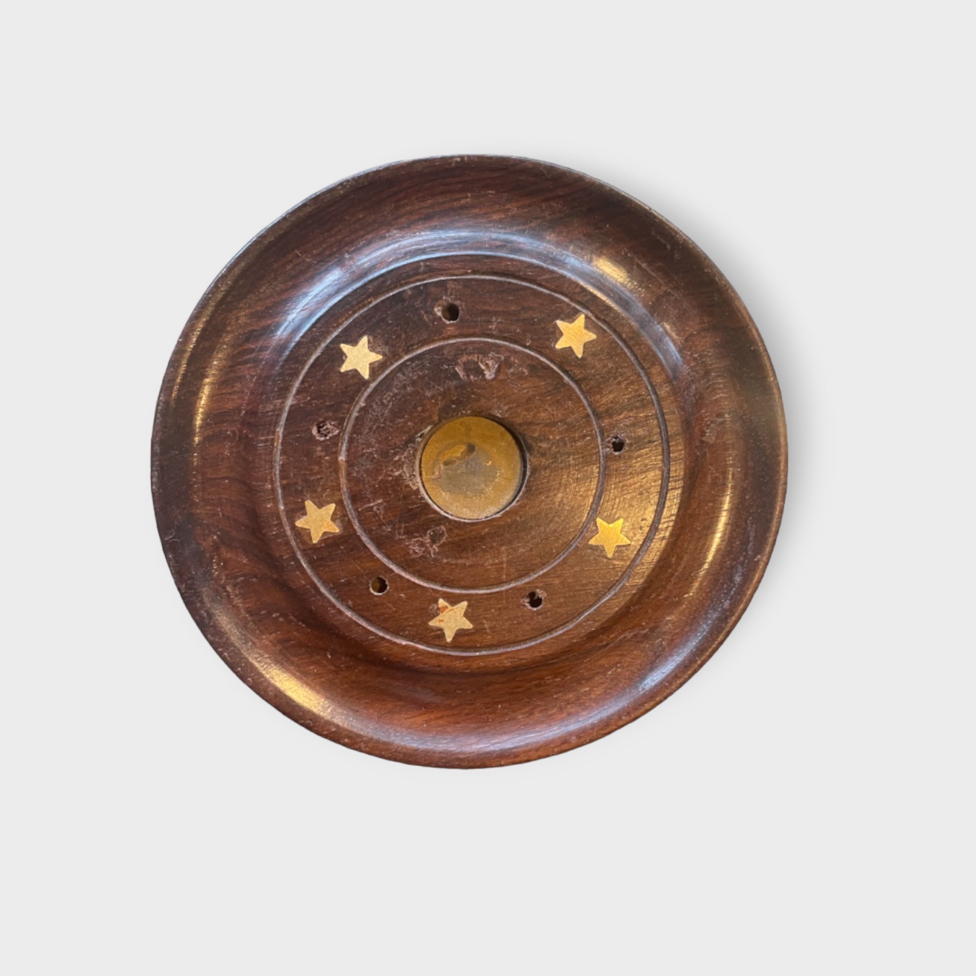 Wooden candle holders