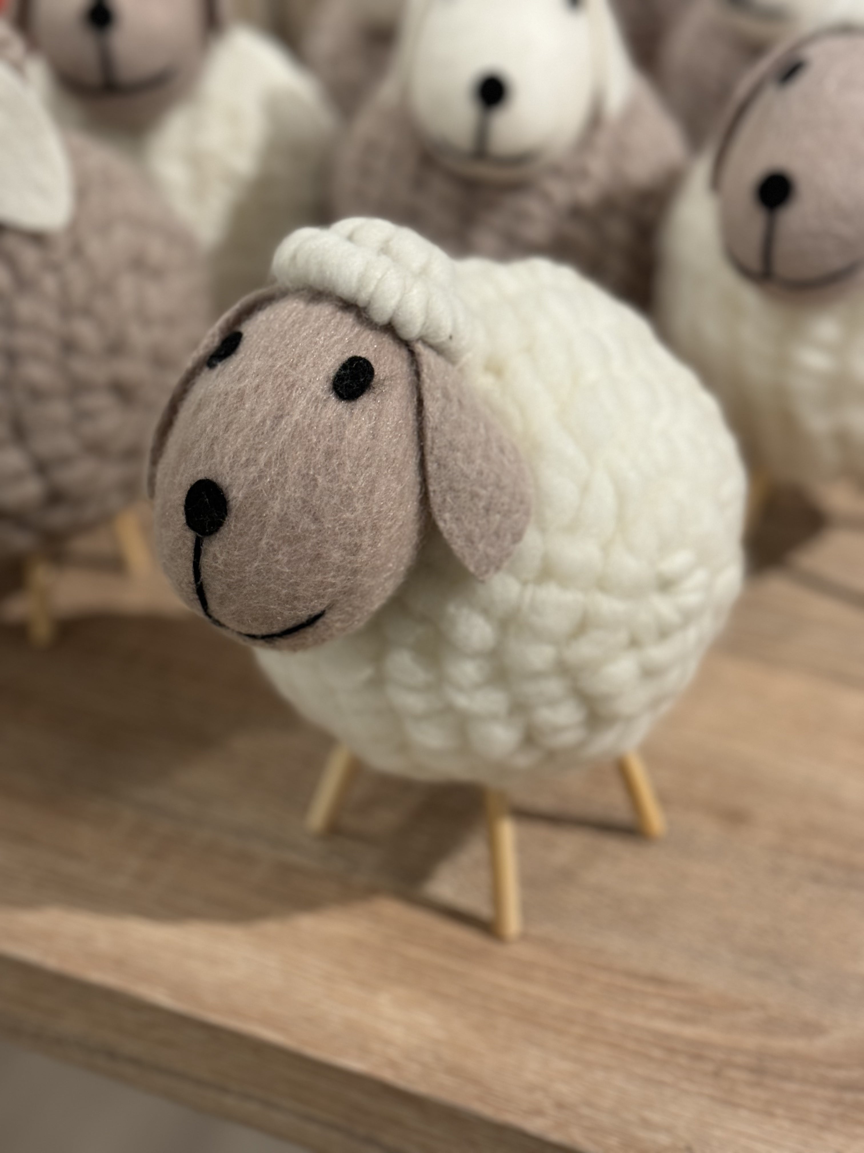 Handmade Woolen Sheep Decor