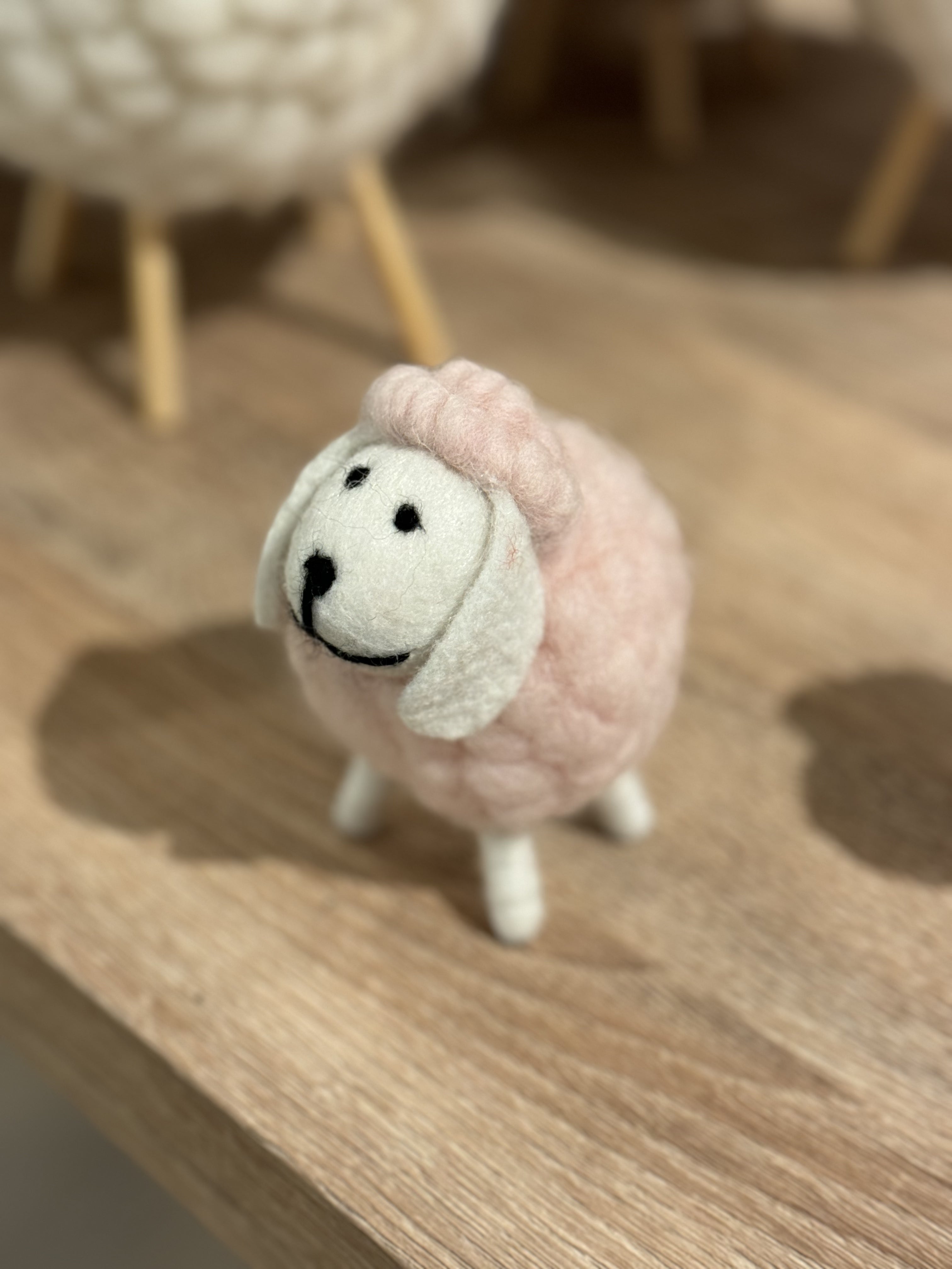 Handmade Woolen Sheep Decor