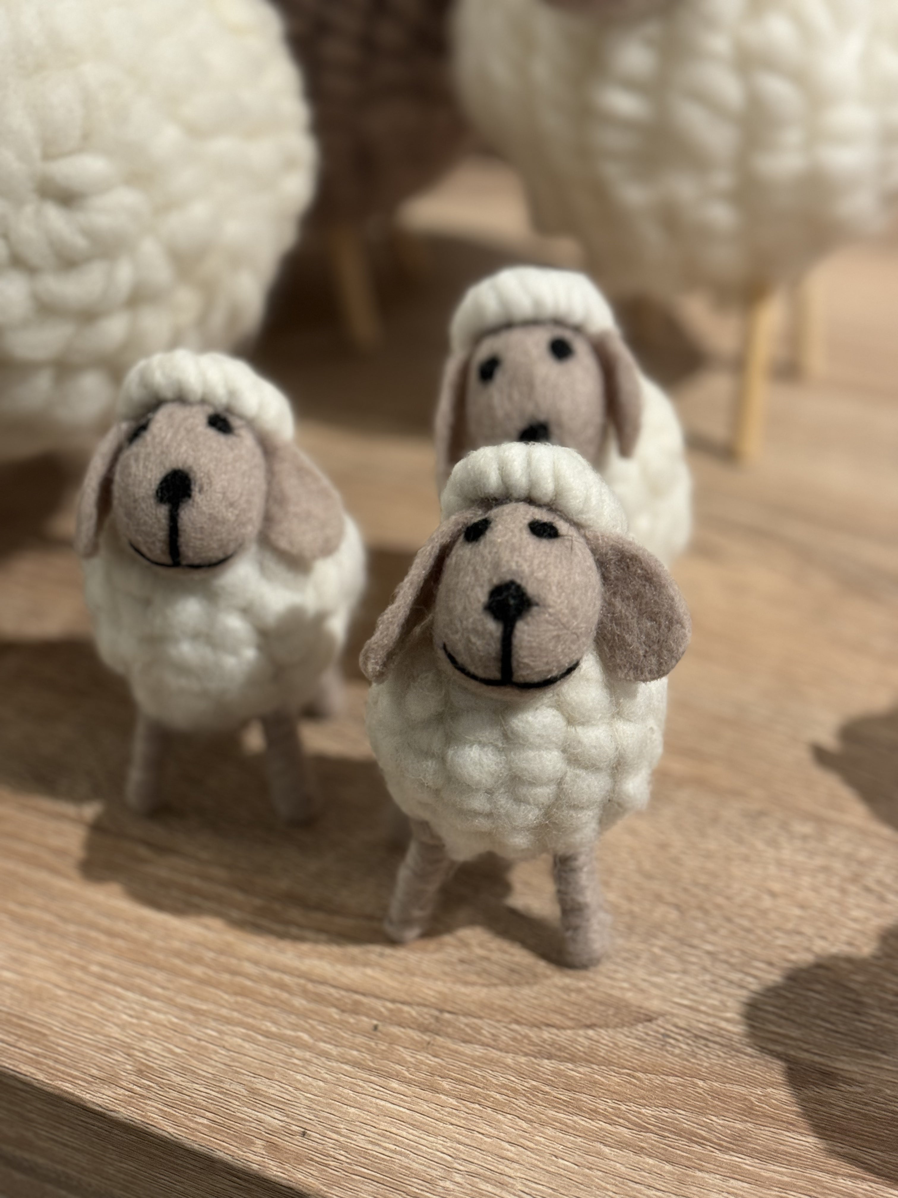 Handmade Woolen Sheep Decor