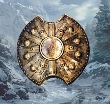 Plastic viking shields