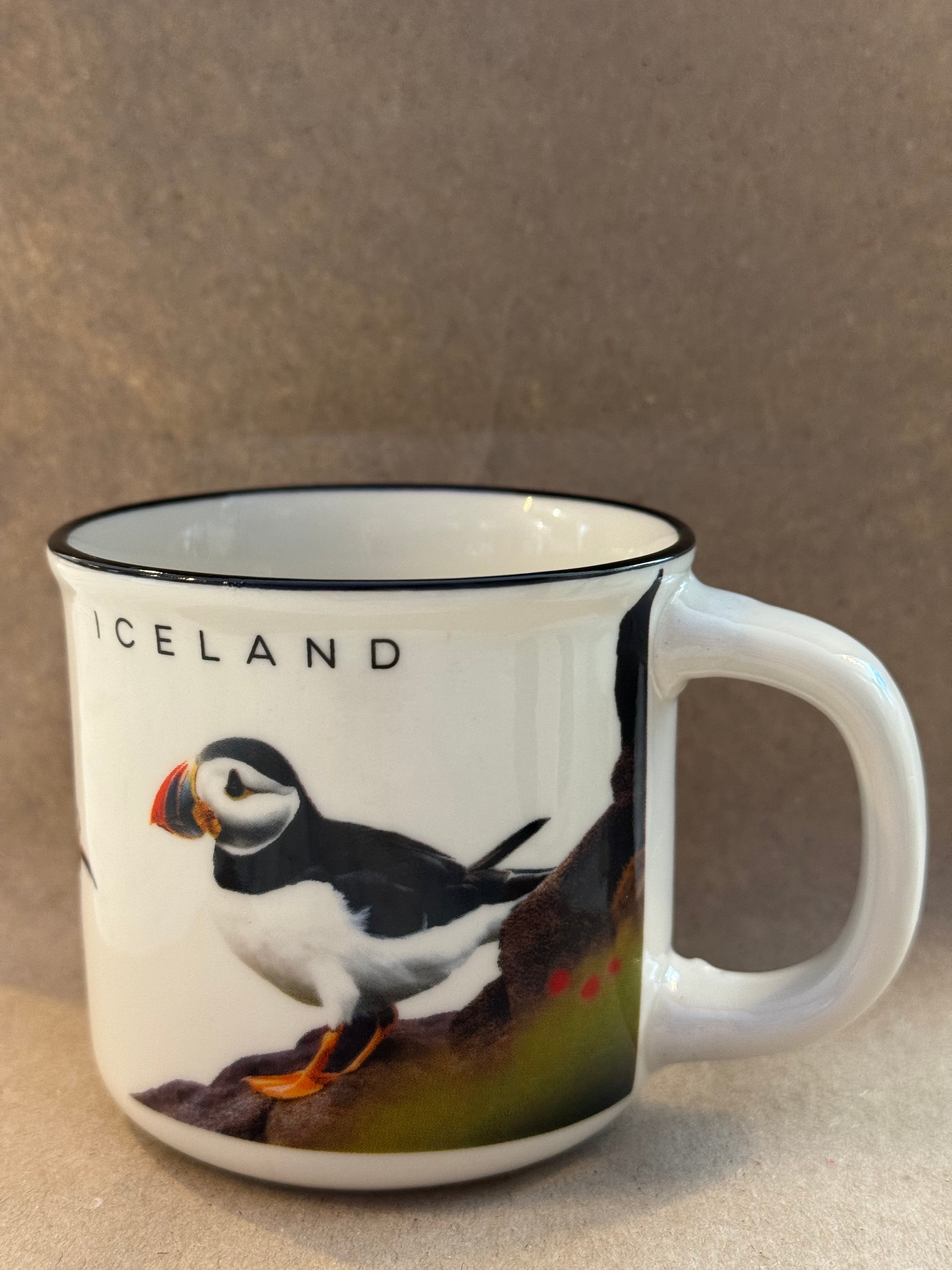 Ceramic cup by Bókafélagið