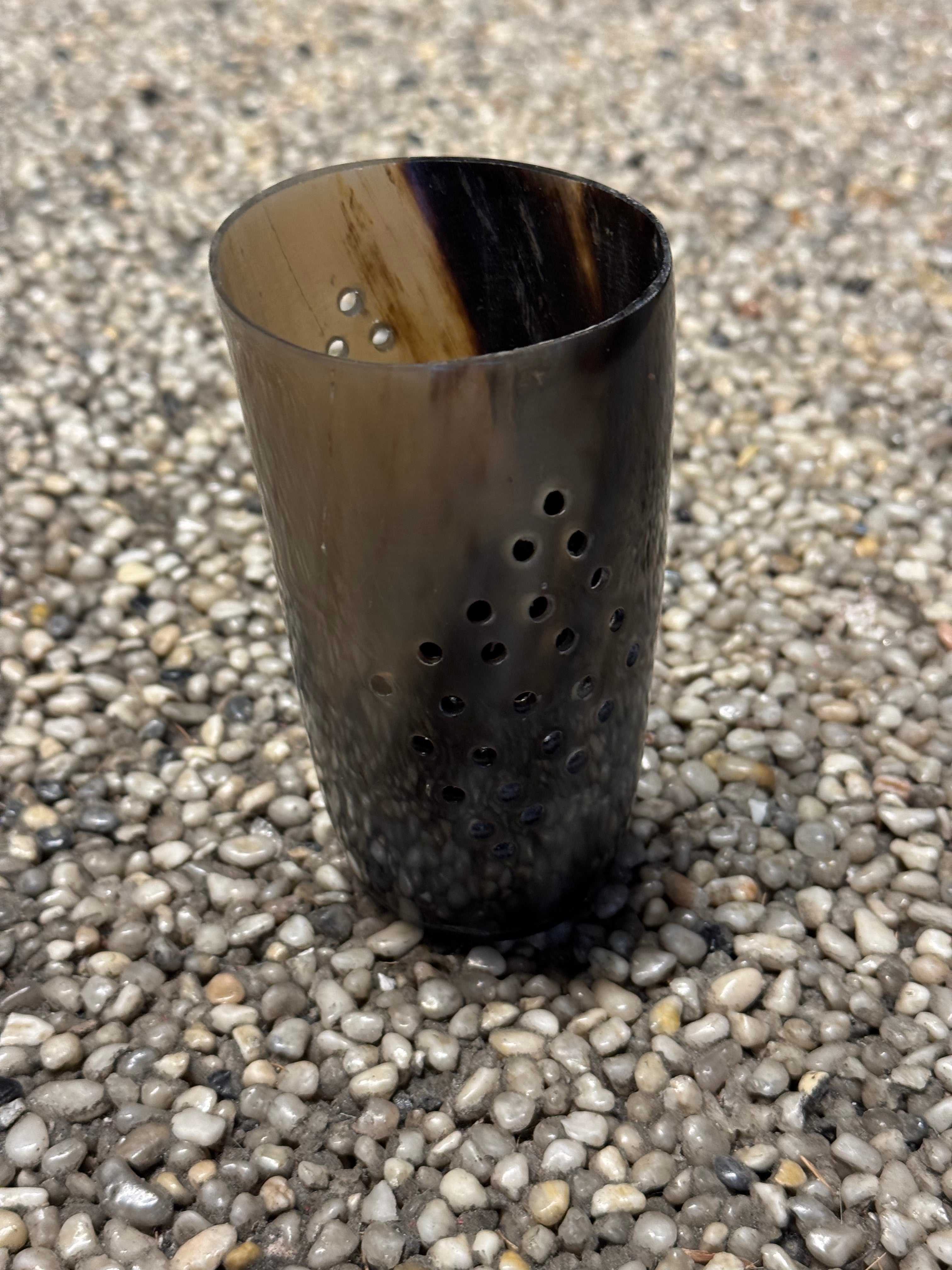 cow horn tea lights