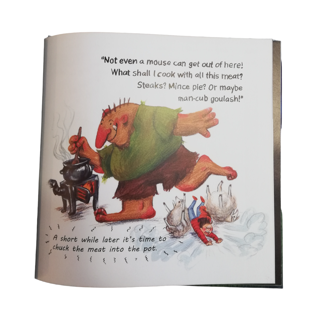 Book for children Troll Grub by Berglind Sigursveinsdottir