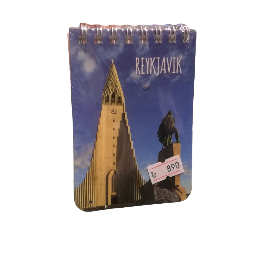 Notebooks in various styles with Icelandic landscapes