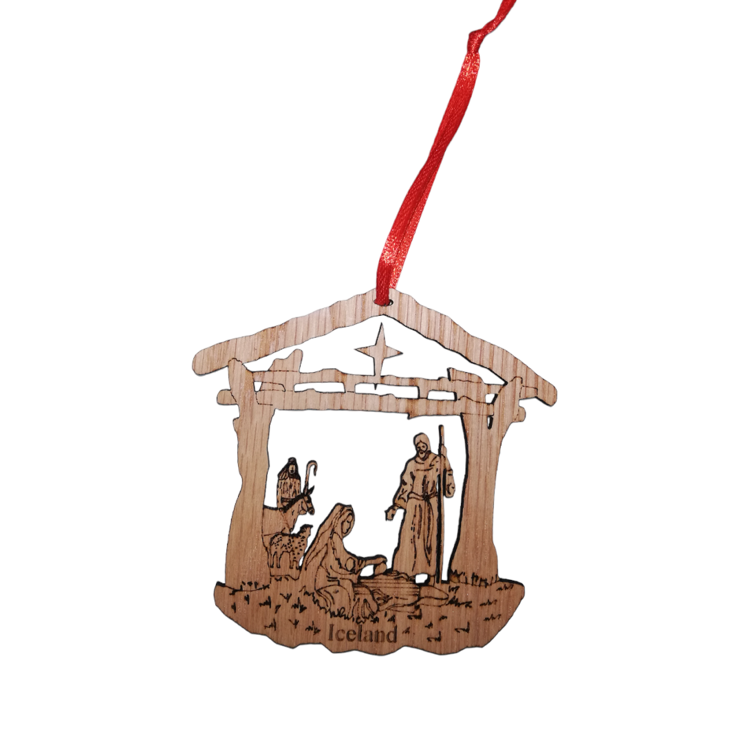 Christmas wooden handmade decoration by Os Handverk