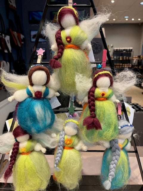 Handmade Angels and Fairies in 100% Icelandic Wool