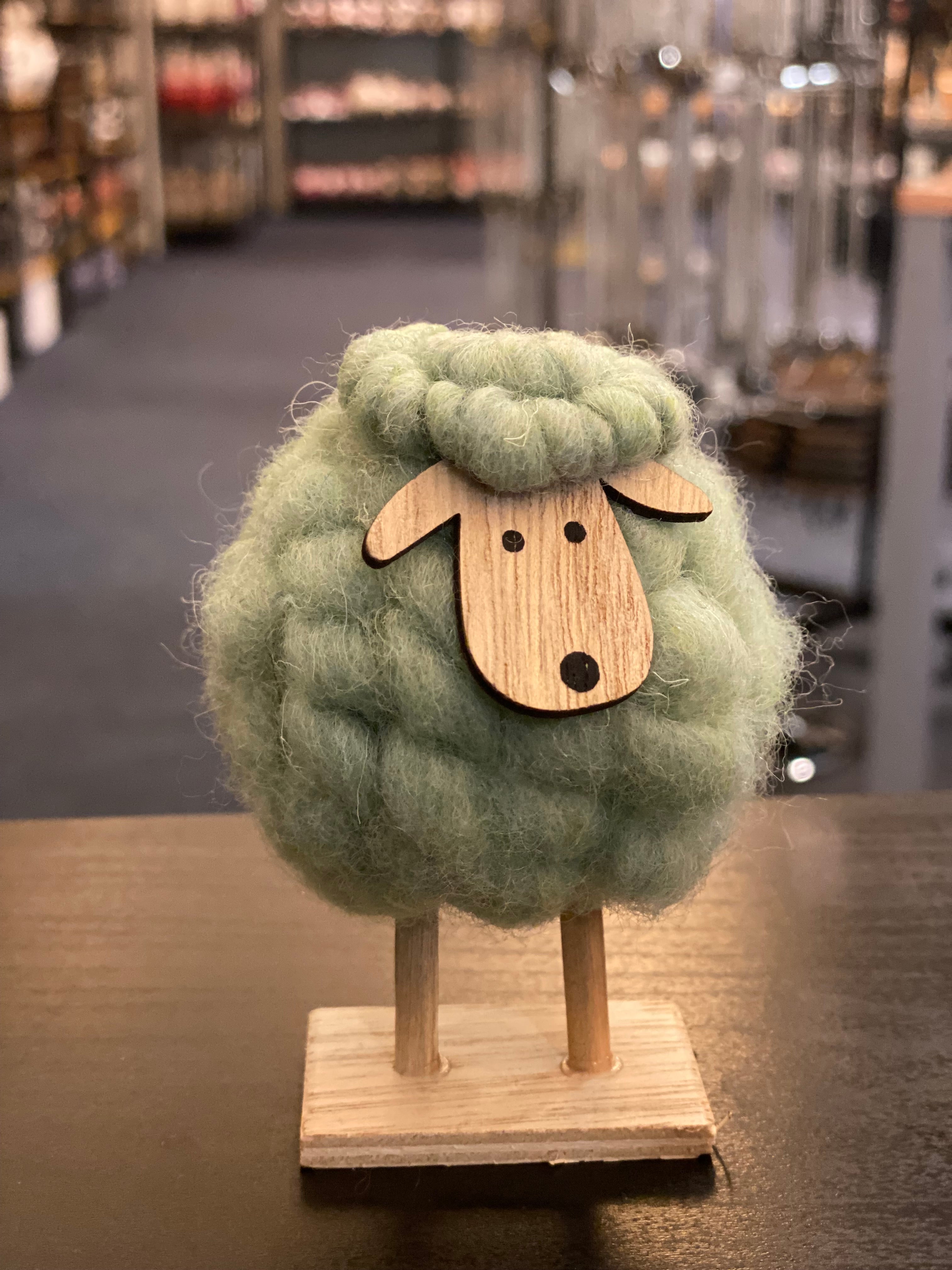 Felted wool sheep 