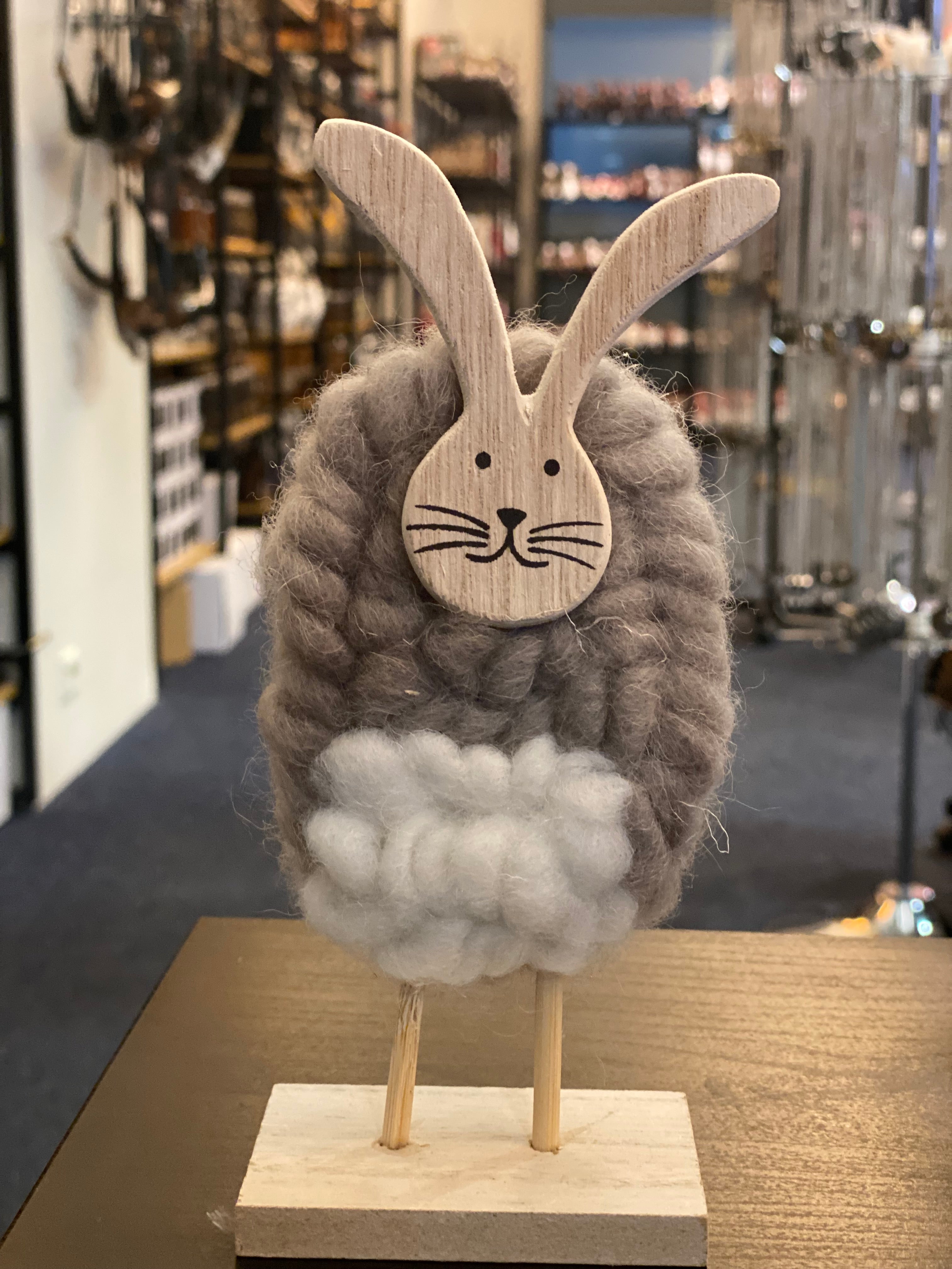 Felted wool rabbit 