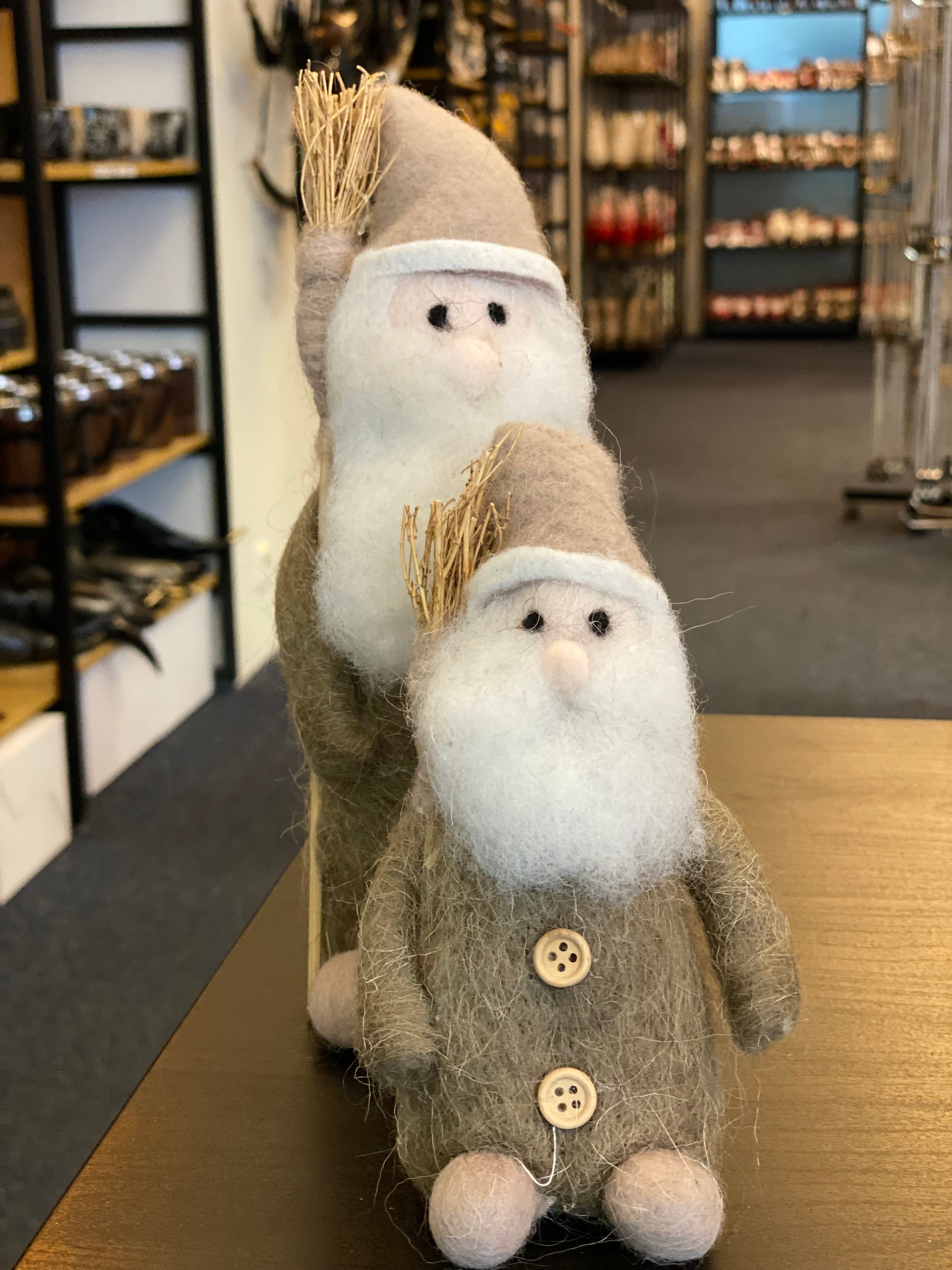 Felted wool Santa