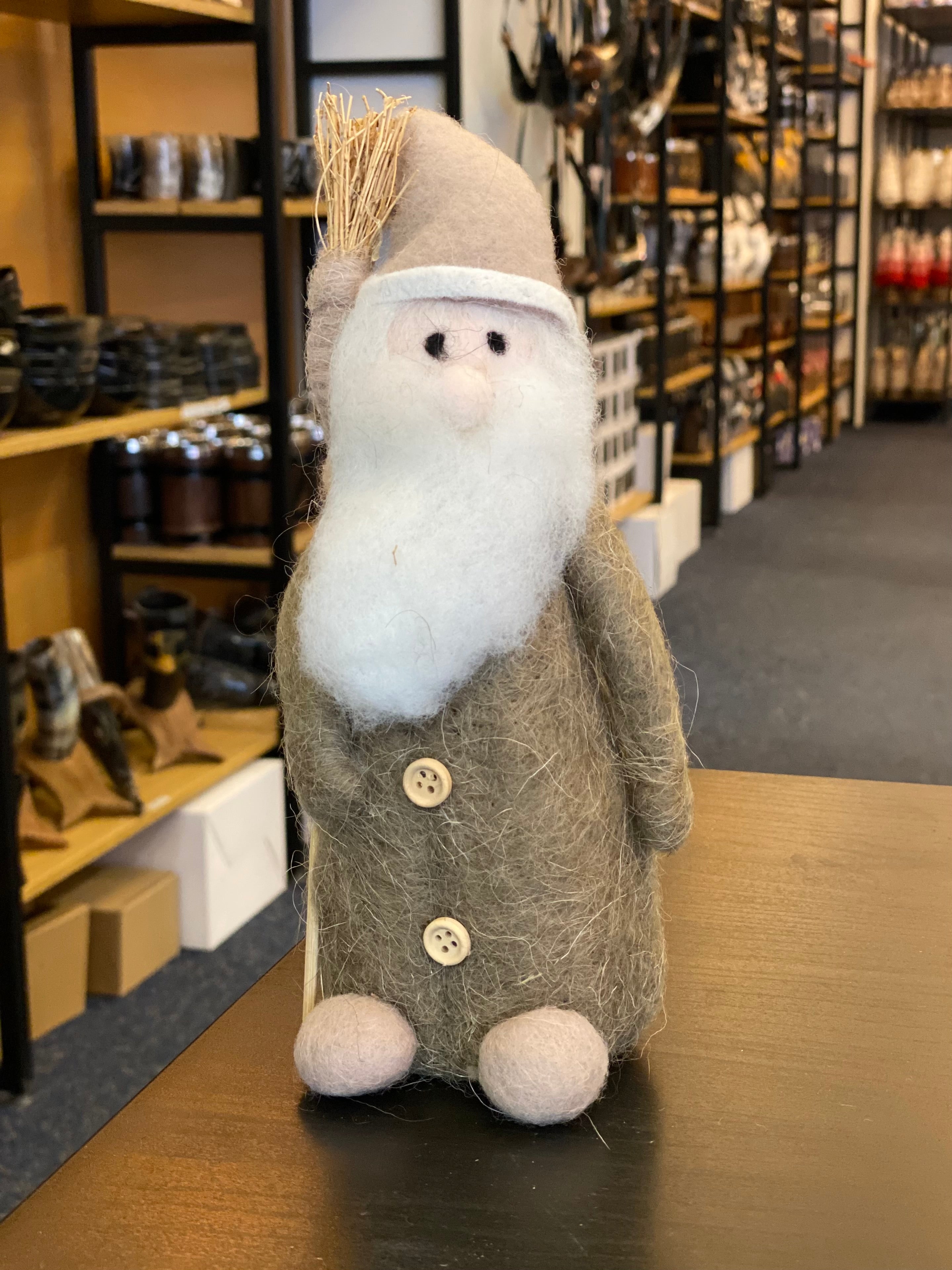 Felted wool Santa