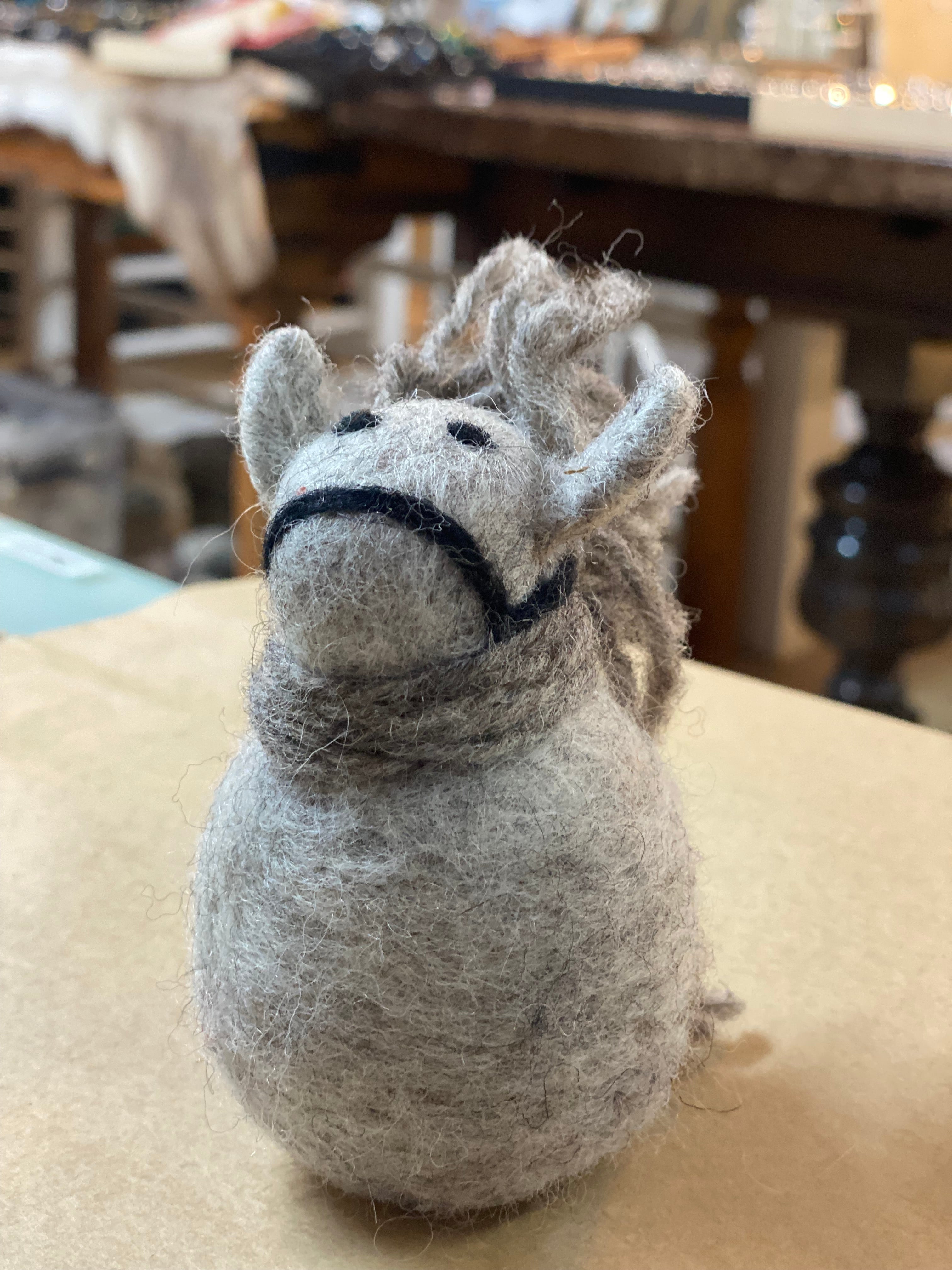 Felted wool toy
