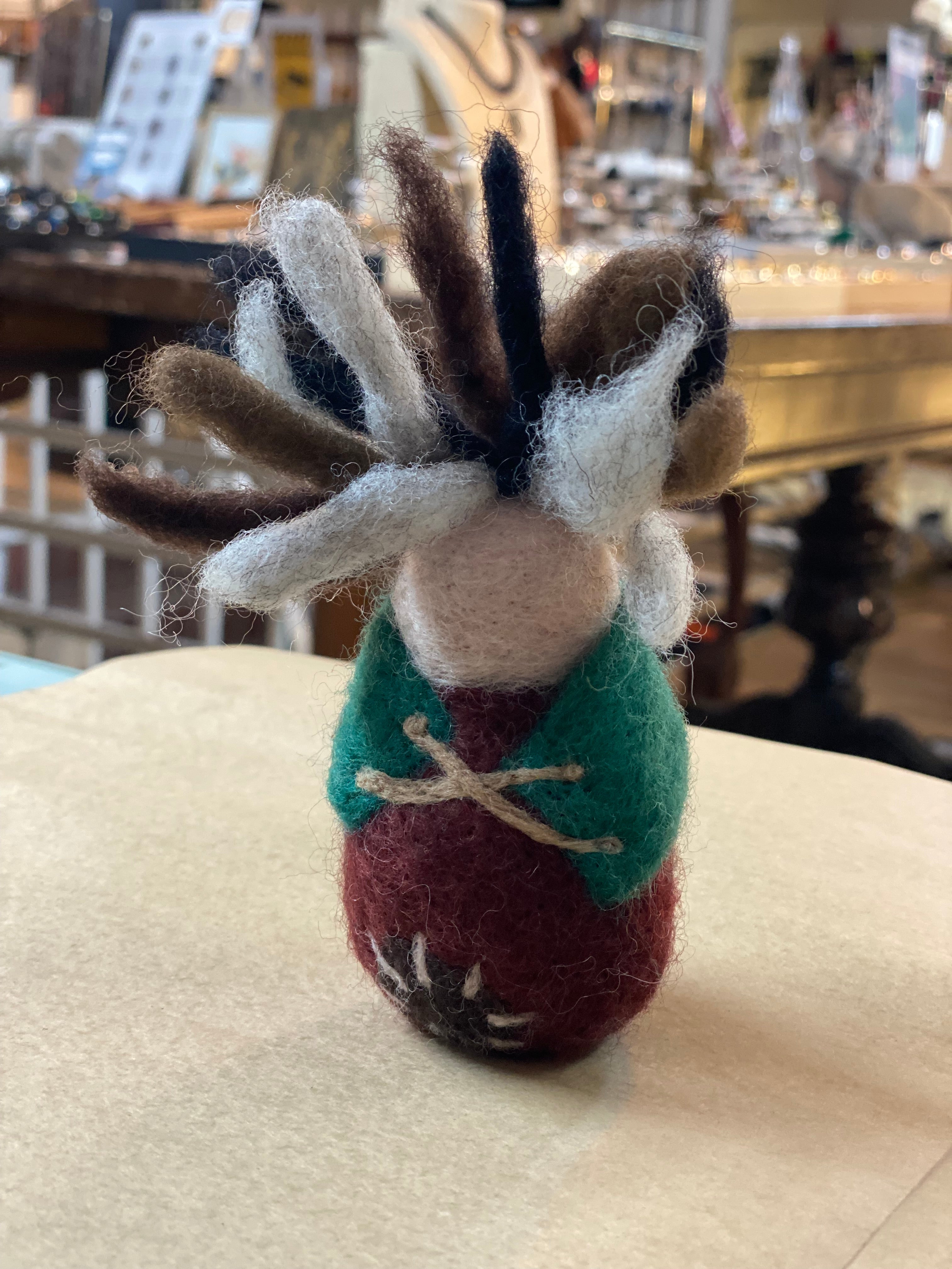 Felted wool toy