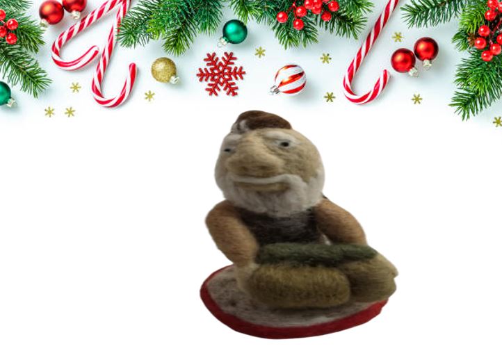 Woolen Christmas characters