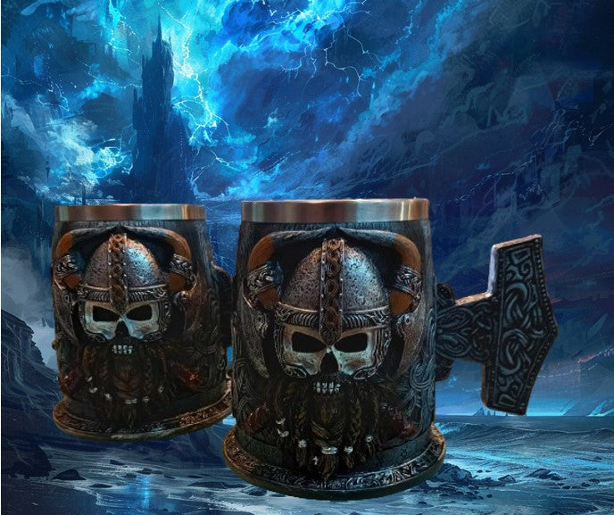 Ragnarok skull mug