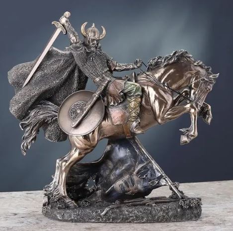 Resin Statue of a Viking Warrior