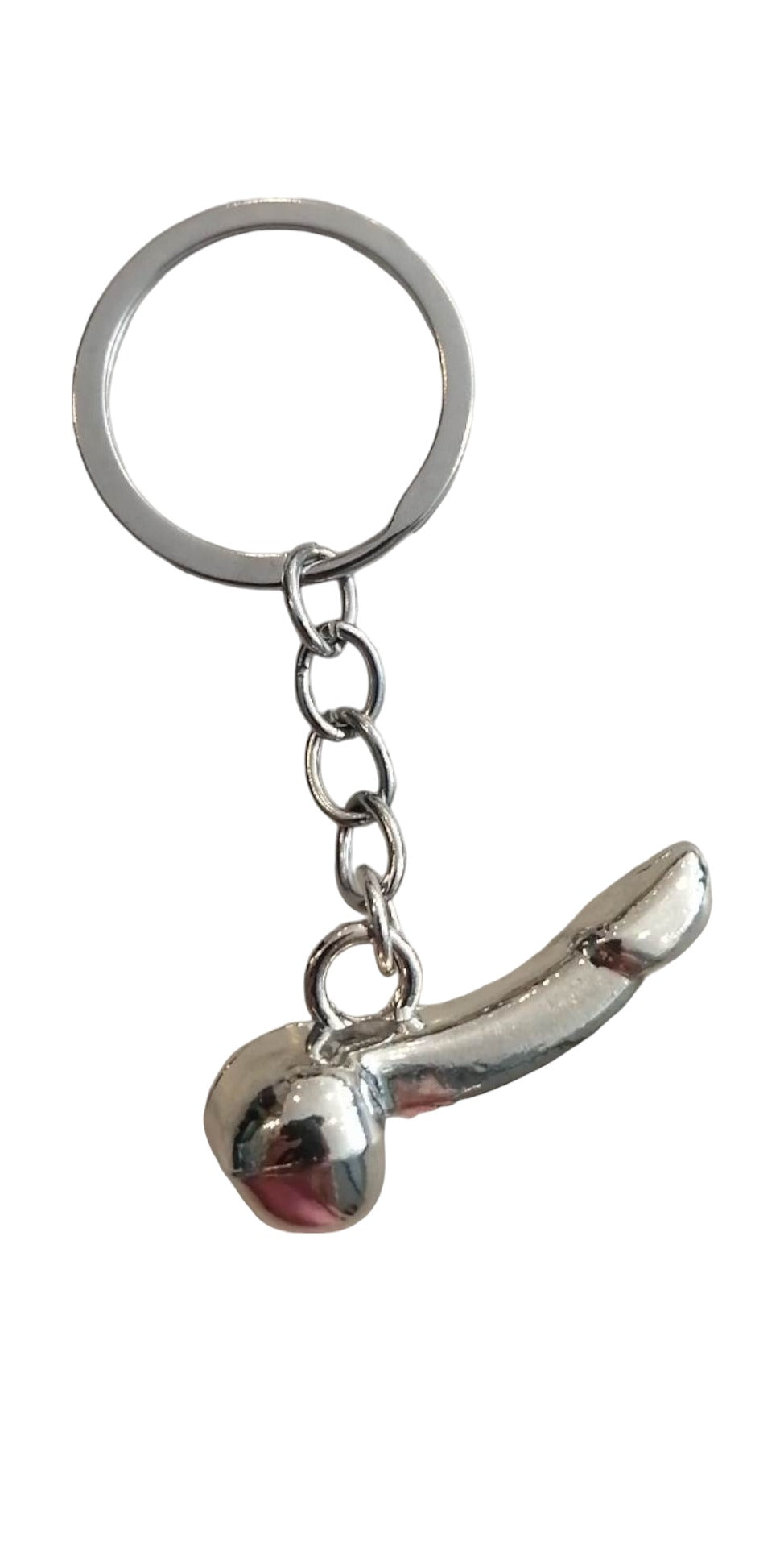 Penis metal key chain