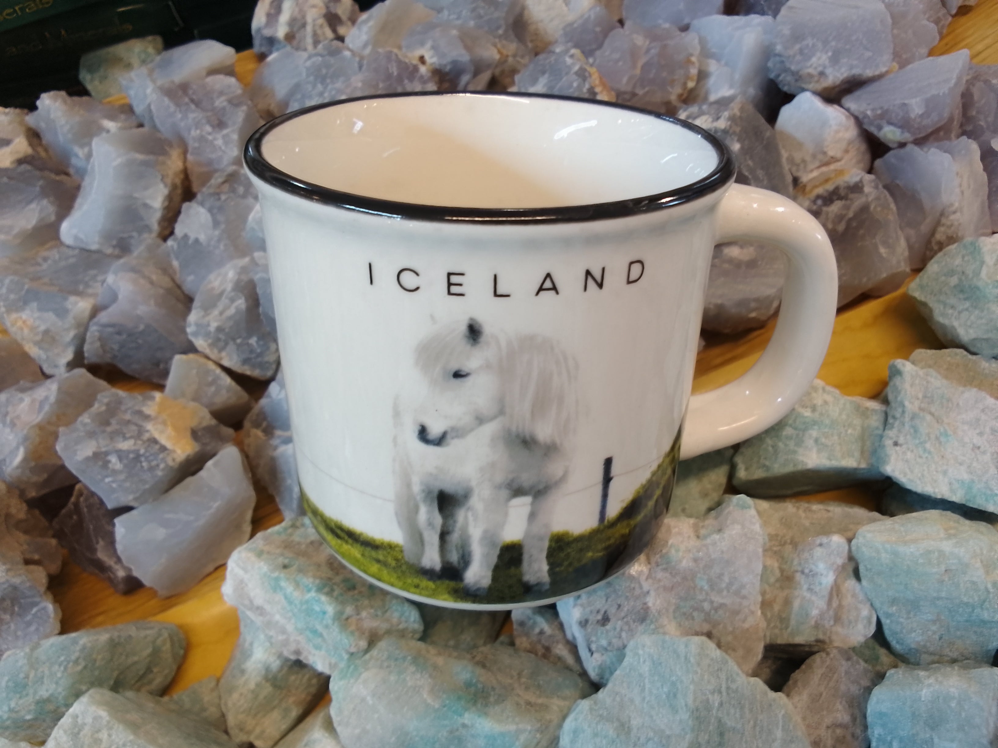Ceramic cup Horse