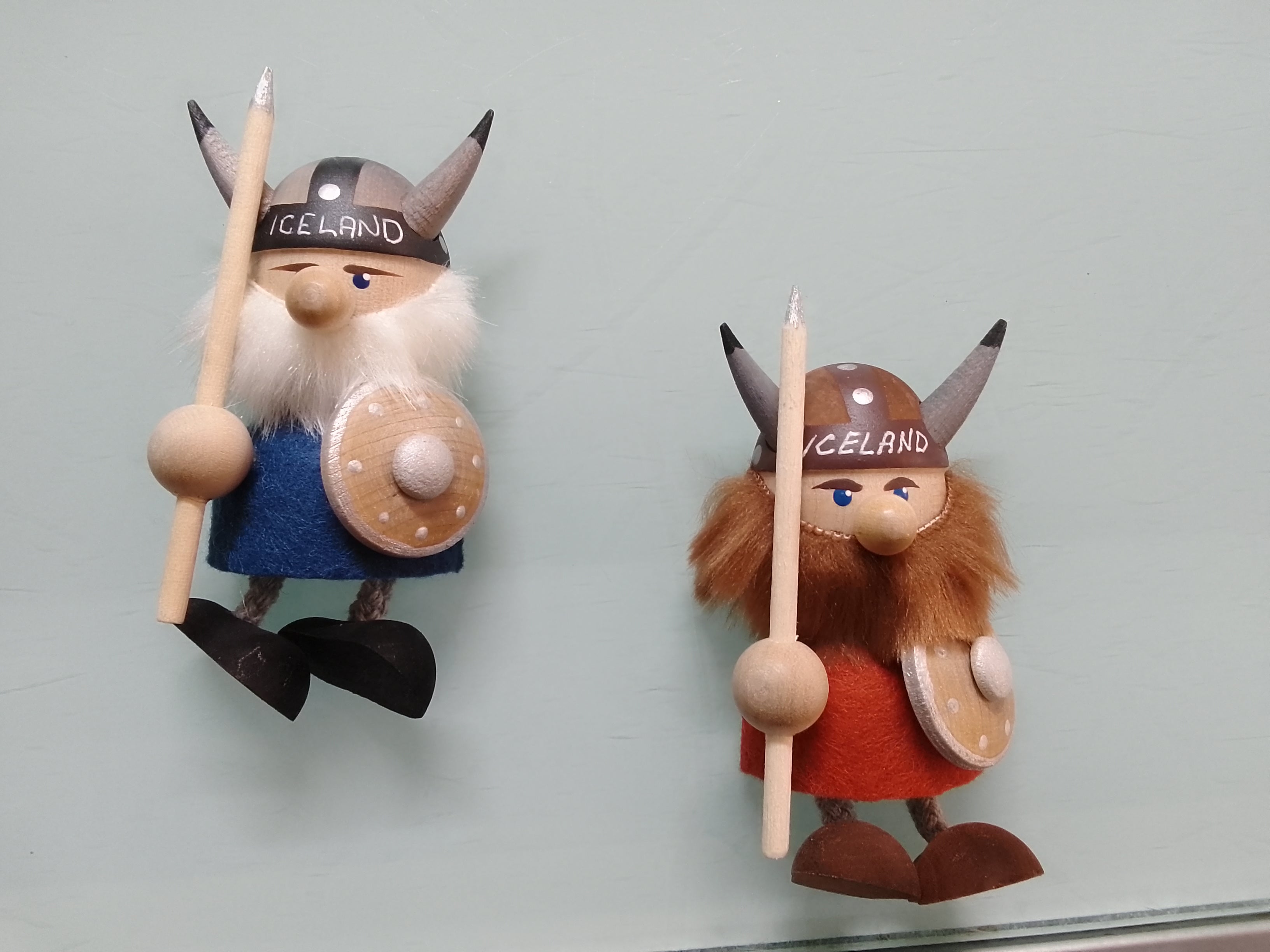 Wooden Viking Magnets