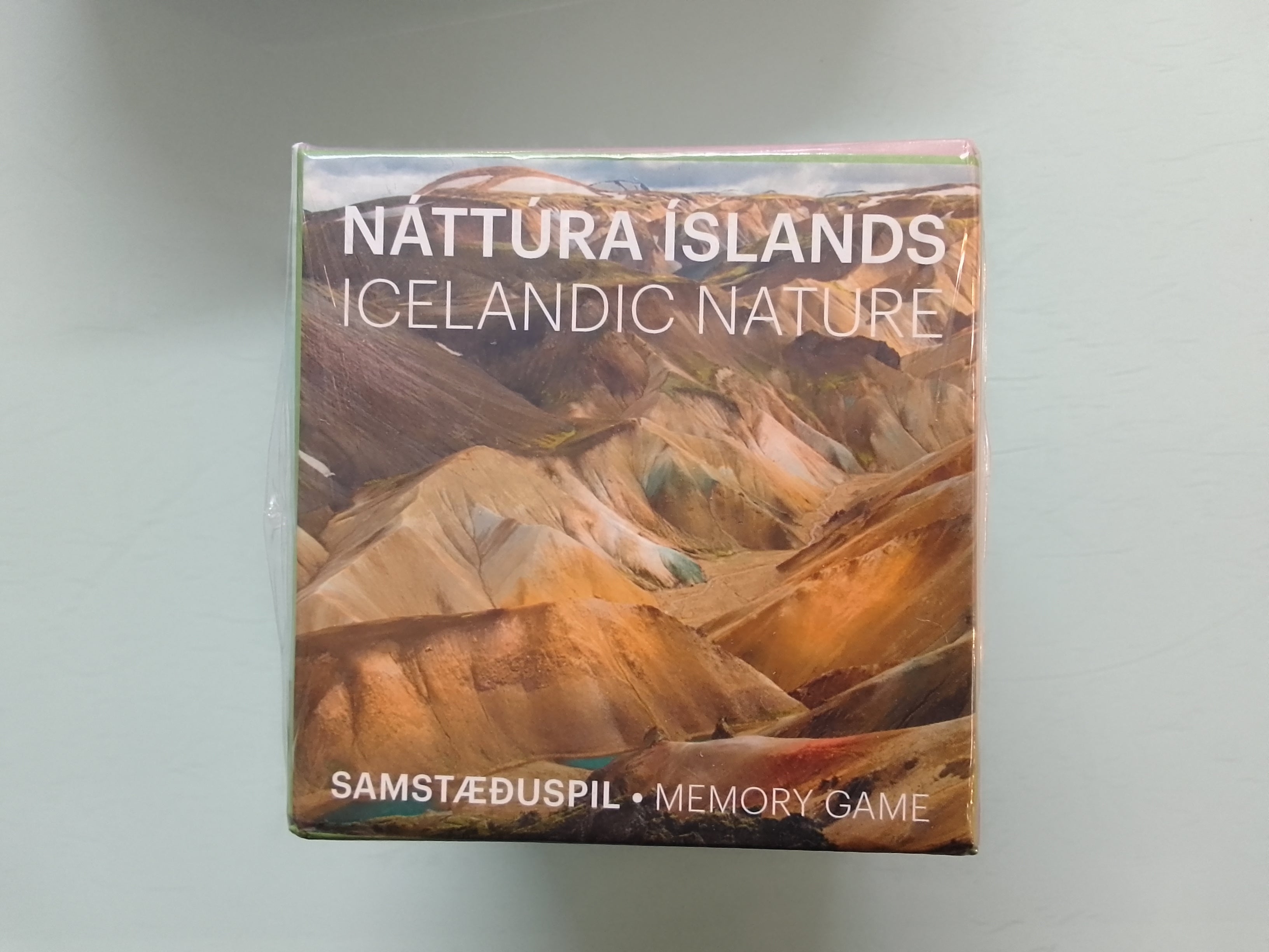 Memory Card Play Game Icelandic Birds/Icelandic Nature/Icelandic Animals