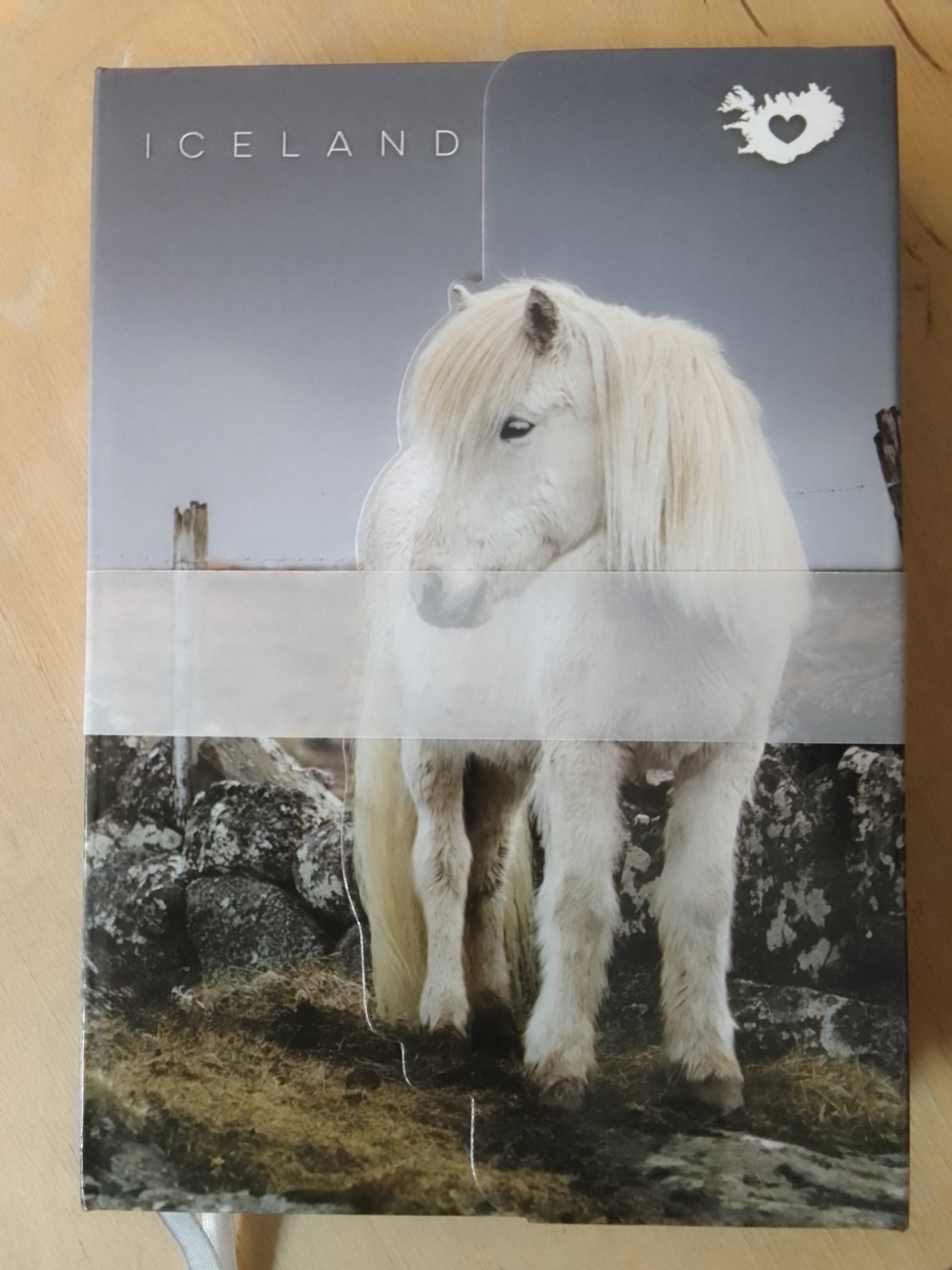 Notebook the Icelandic Horse, the Puffin, and the iconic Hallgrimskirkja Church by Bókafélagið