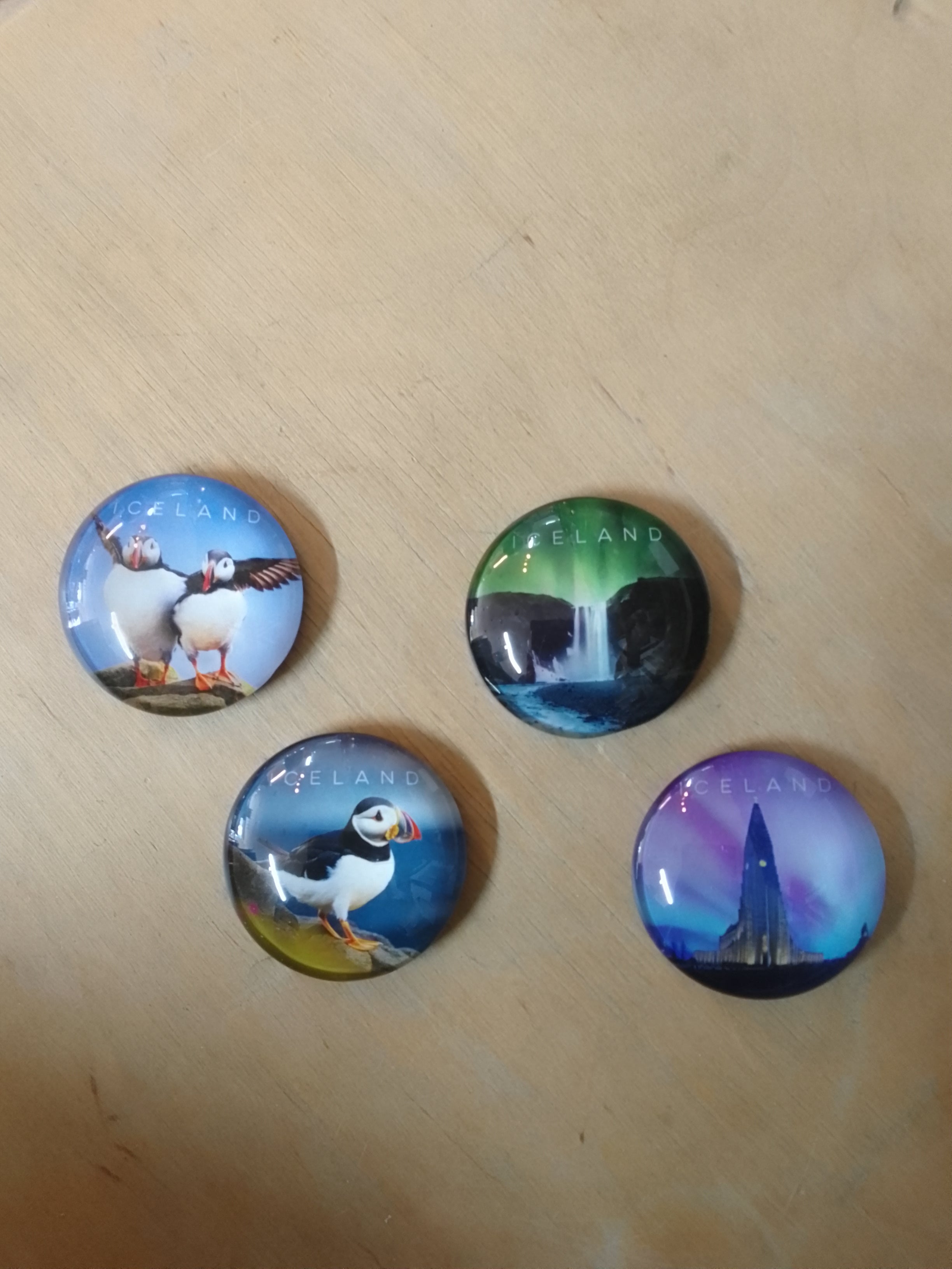 Glass Magnets by Bókafélagið