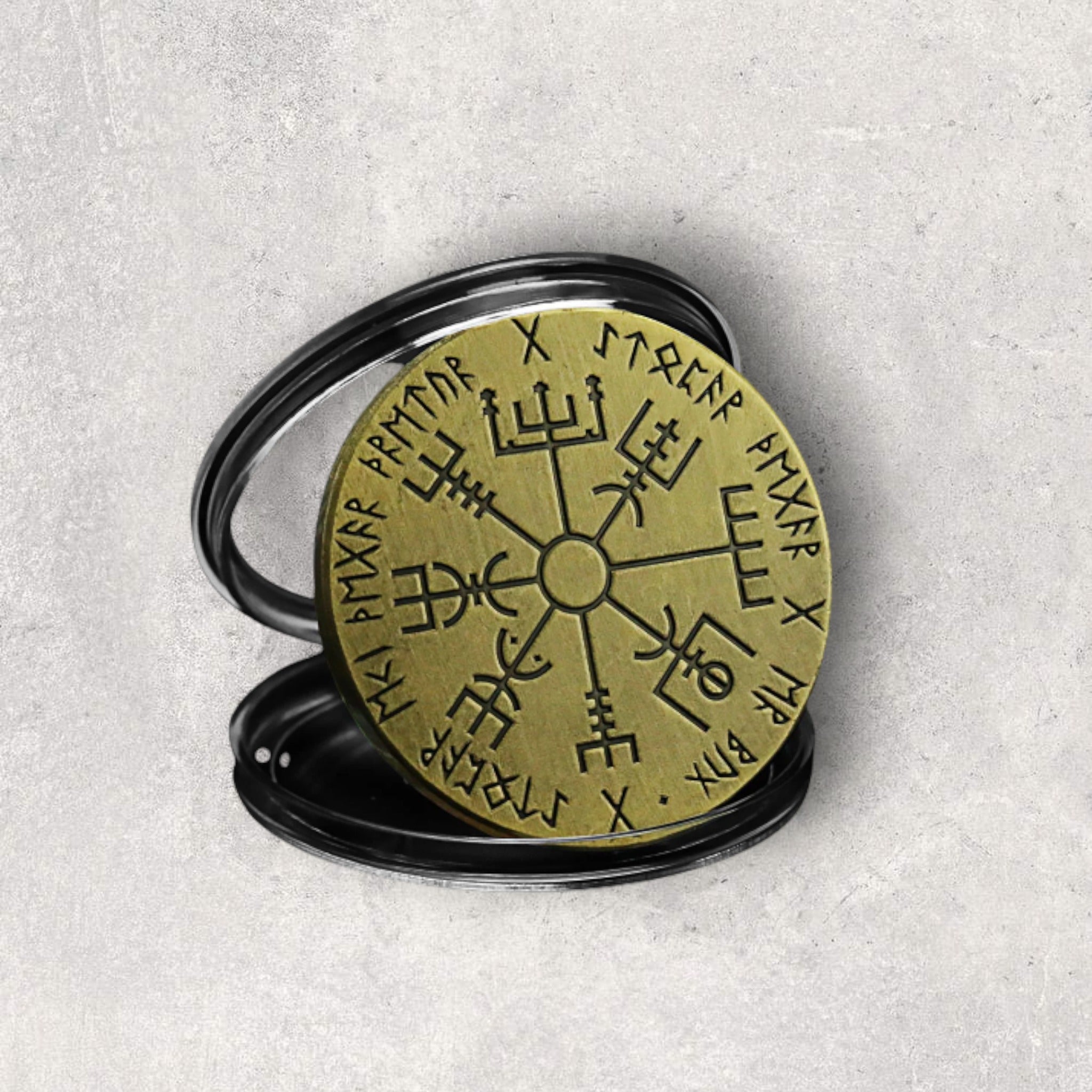 Viking compass coin