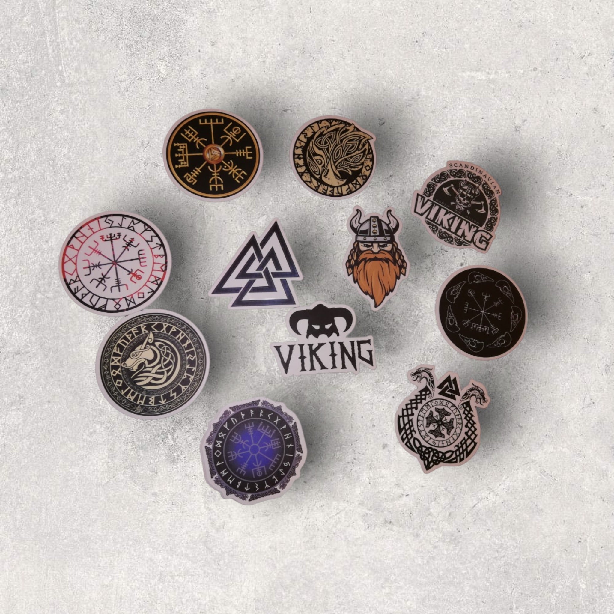 Stickers with Viking/ Nordic runes and symbols