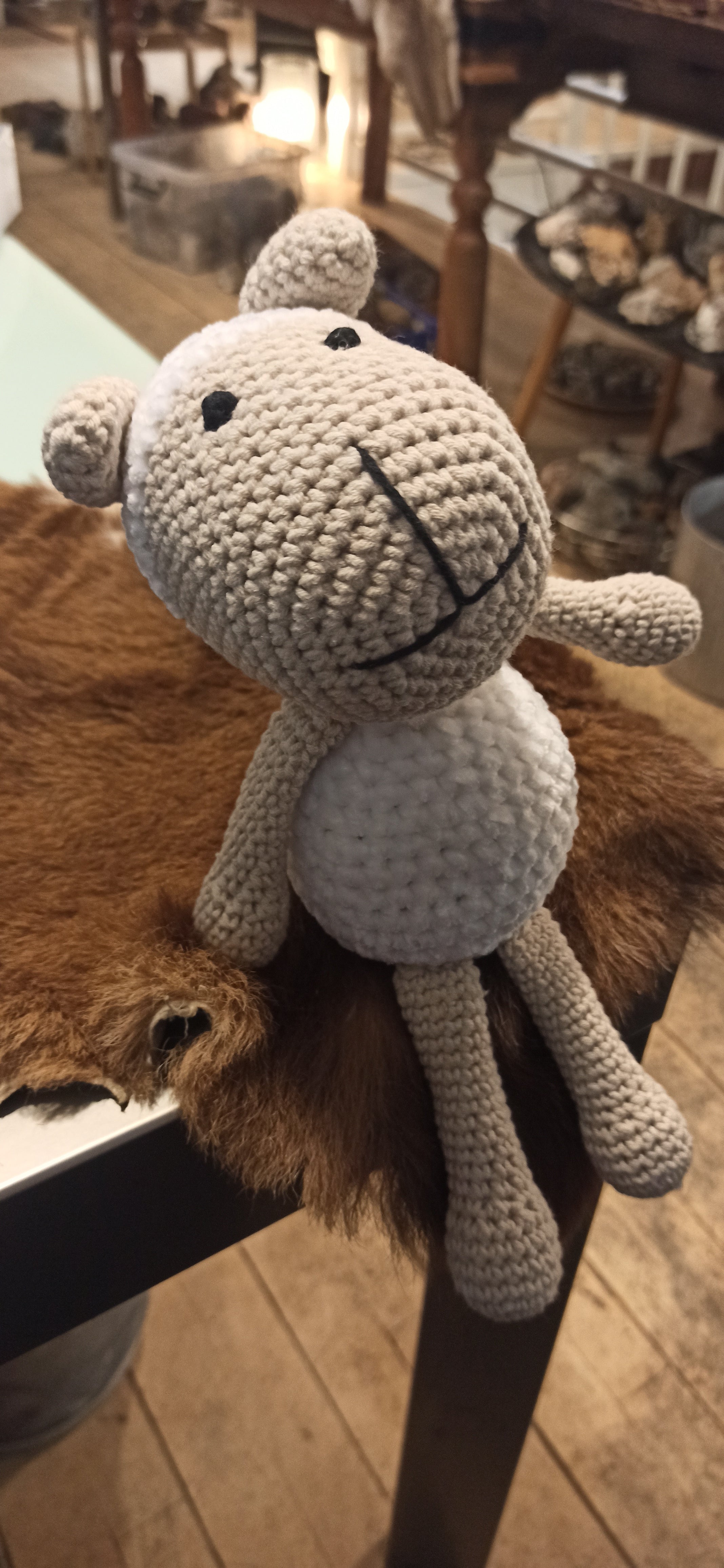 Hand Knitted Sheep 100% Icelandic Wool