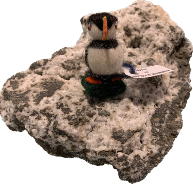 Handmade Woolen Puffin by Skarpi