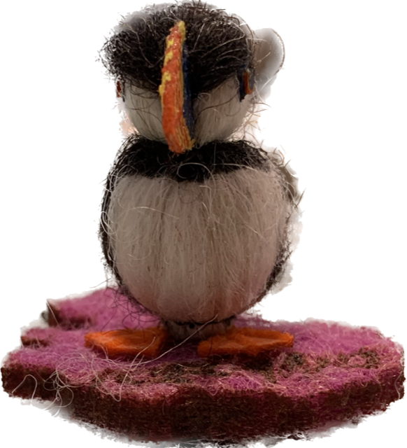 Handmade Woolen Puffin by Skarpi