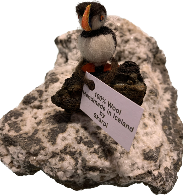 Handmade Woolen Puffin by Skarpi