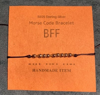 Morse Code Bracelet Handmade