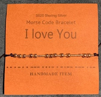 Morse Code Bracelet Handmade