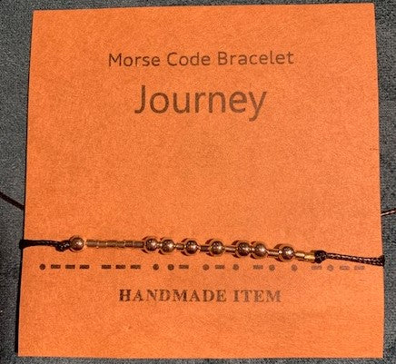 Morse Code Bracelet Handmade