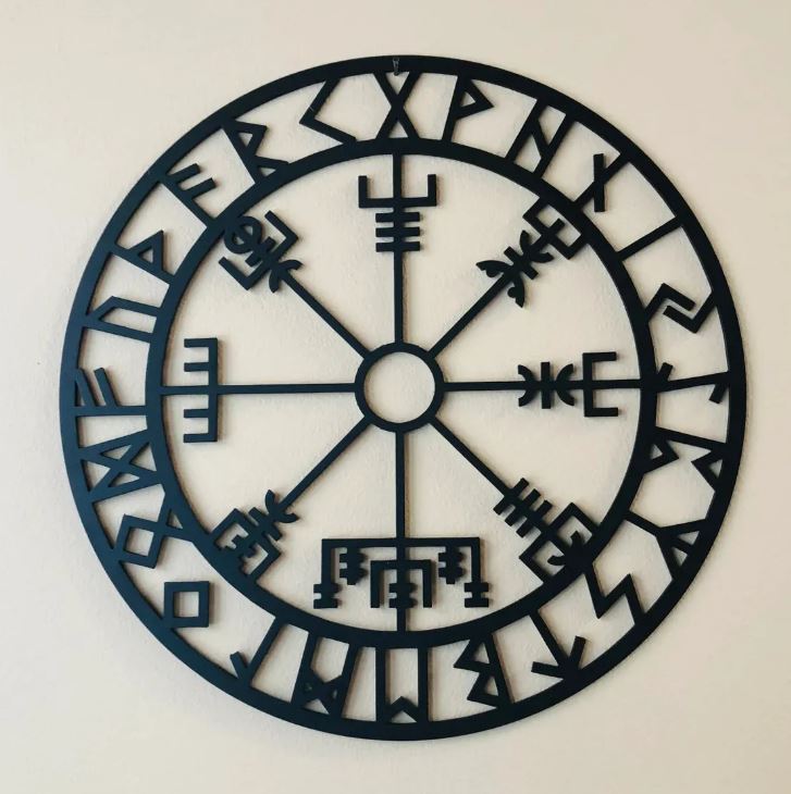 Nordic Symbols for Wall Decoration