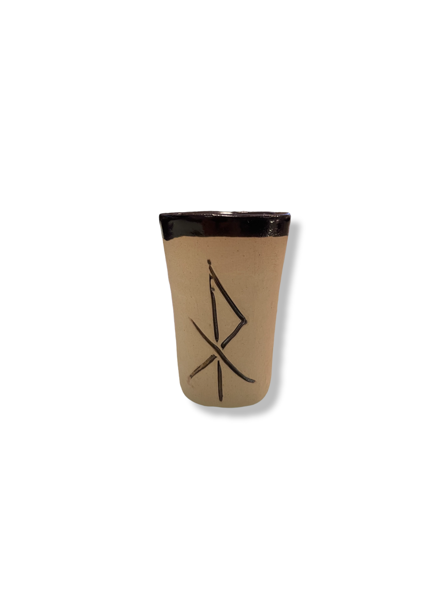 Ceramic  Glass with Rune Charms by Þoa