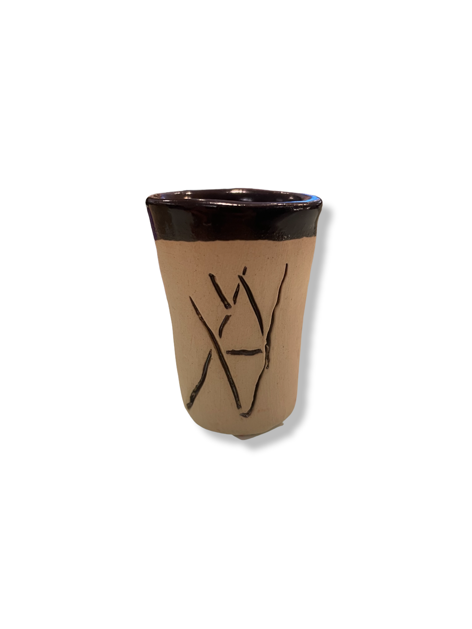 Ceramic  Glass with Rune Charms by Þoa