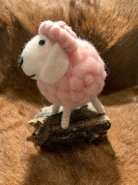 Handmade Woolen Sheep Decor