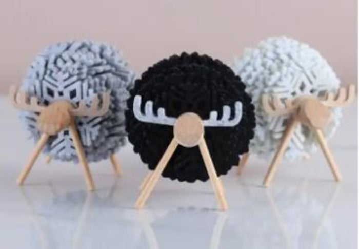 Sheep Shaped Felt Coasters